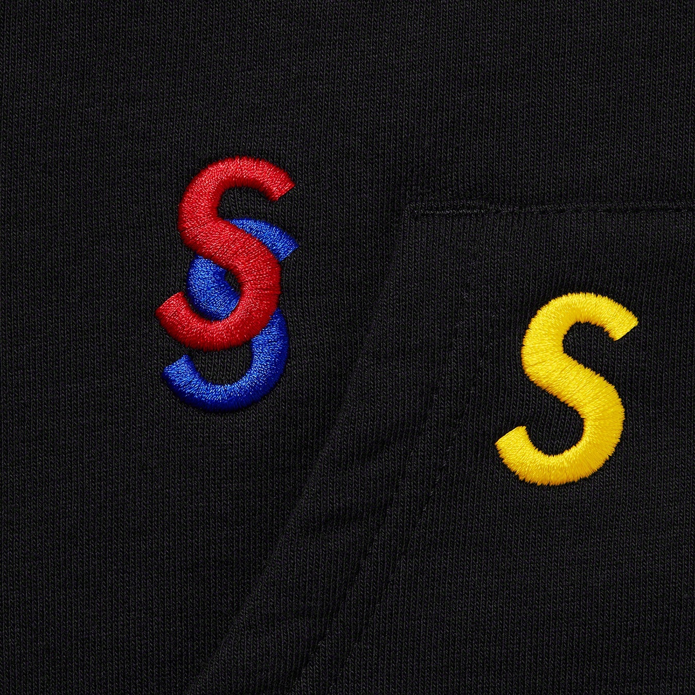 Supreme Embroidered S Hooded Sweatshirt (SS21) - Black - $158