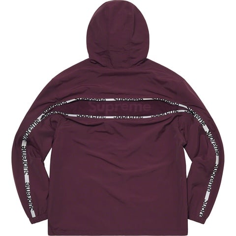 Supreme Reflective Zip Hooded Jacket - Purple