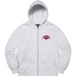 Supreme Supreme HYSTERIC GLAMOUR Zip Up Hooded Sweatshirt (SS21) - Ash Grey
