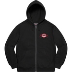 Supreme Supreme HYSTERIC GLAMOUR Zip Up Hooded Sweatshirt (SS21) - Black