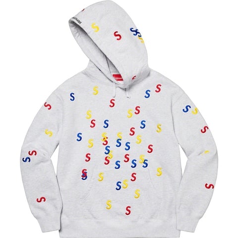 Embroidered S Hooded Sweatshirt - Supreme