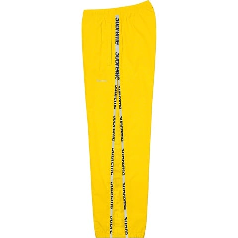 Supreme Reflective Zip Track Pant - Yellow