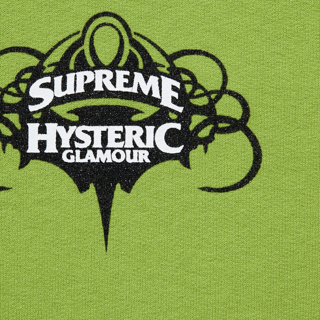 Supreme Supreme HYSTERIC GLAMOUR Zip Up Hooded Sweatshirt (SS21) - Lime - $178