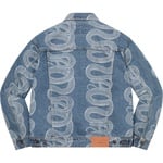 Supreme Supreme HYSTERIC GLAMOUR Snake Denim Trucker Jacket (SS21) - Blue