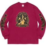 Supreme Supreme HYSTERIC GLAMOUR L S Tee (SS21) - Dark Magenta