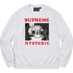 Supreme Supreme HYSTERIC GLAMOUR Crewneck (SS21) - Ash Grey