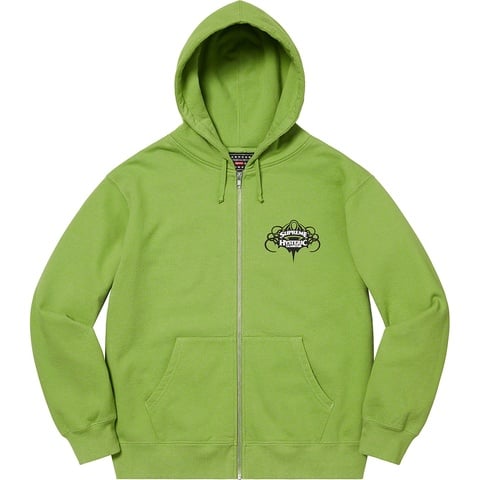 Supreme Supreme®/HYSTERIC GLAMOUR Zip Up Hooded Sweatshirt - Lime