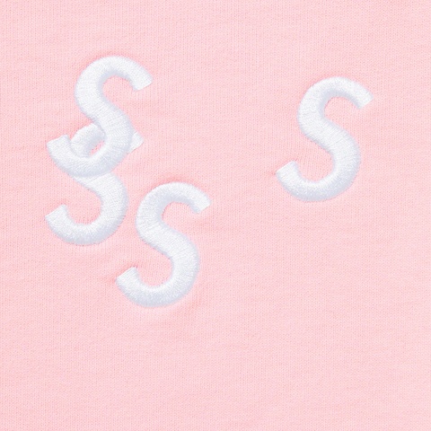 Supreme Embroidered S Sweatshort - Light Pink