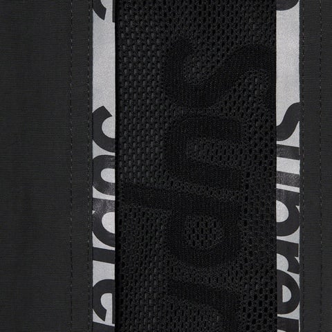 Supreme Reflective Zip Track Pant - Black