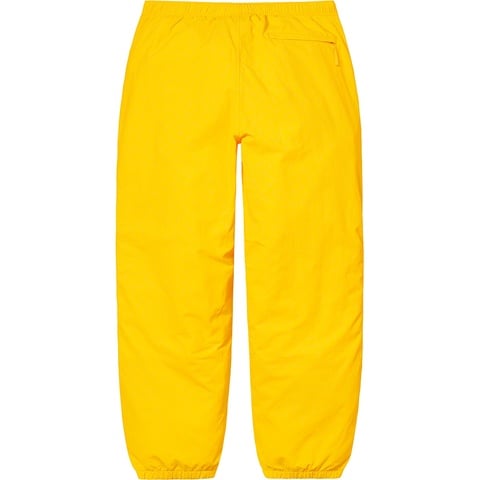 Supreme Reflective Zip Track Pant - Yellow