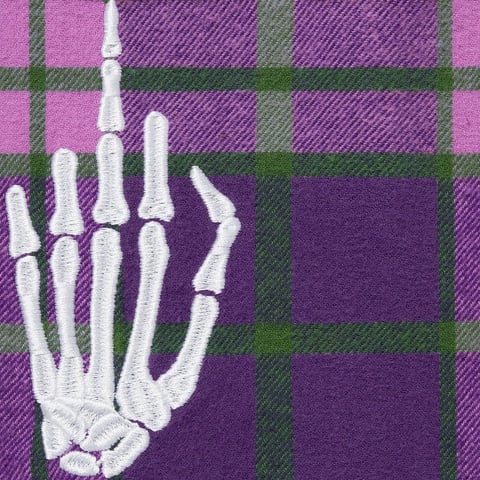 Supreme Supreme®/HYSTERIC GLAMOUR Plaid Flannel Shirt - Purple