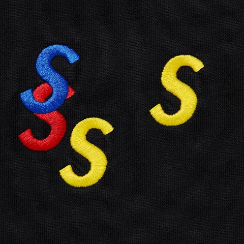 Supreme Embroidered S Sweatshort - Black