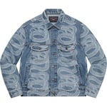 Supreme Supreme HYSTERIC GLAMOUR Snake Denim Trucker Jacket (SS21) - Blue