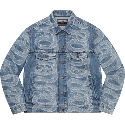 Supreme Supreme®/HYSTERIC GLAMOUR Snake Denim Trucker Jacket - Blue