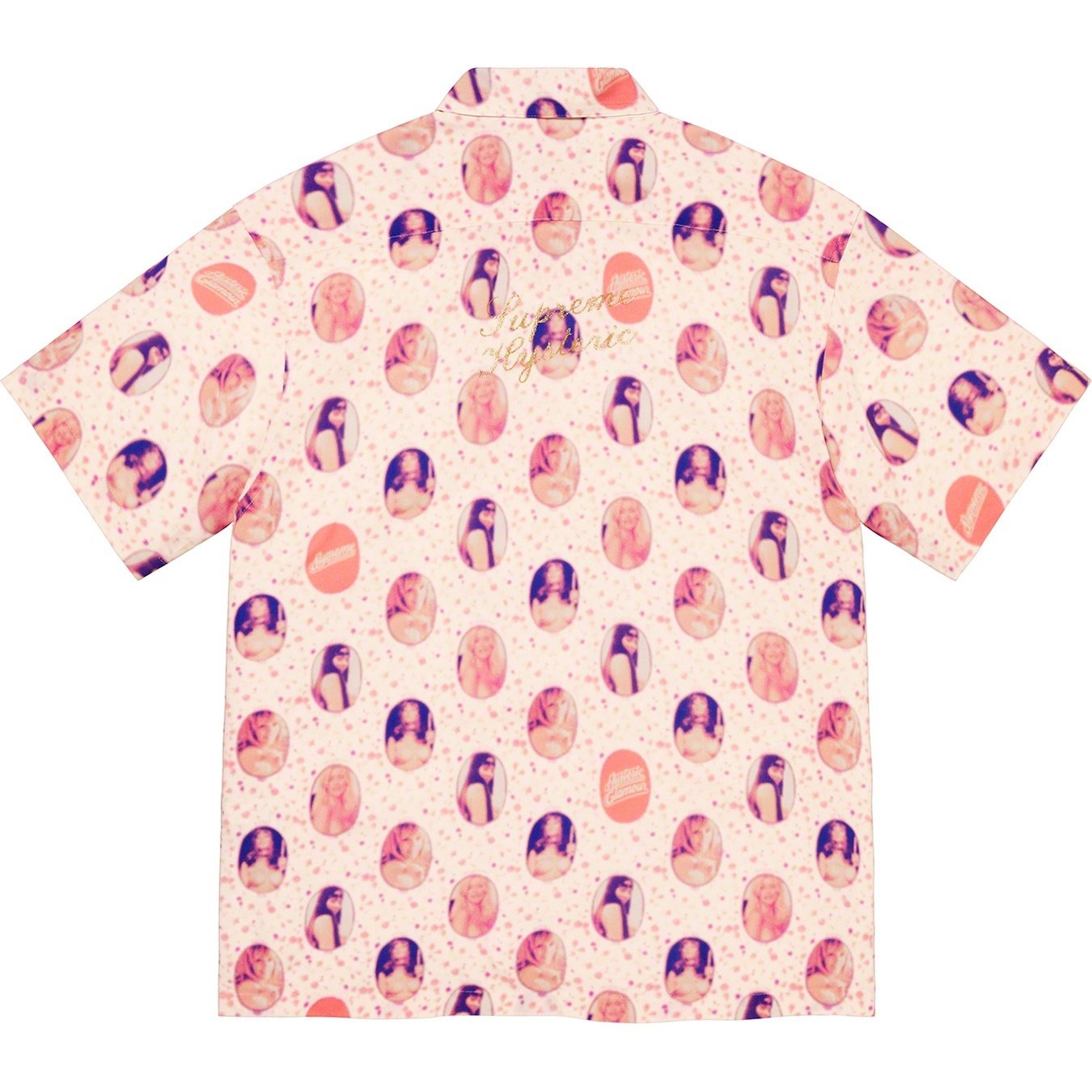 Supreme Supreme HYSTERIC GLAMOUR Blurred Girls Rayon S S Shirt (SS21) - Off-White - $148