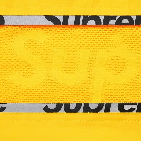 Supreme Reflective Zip Hooded Jacket - Yellow