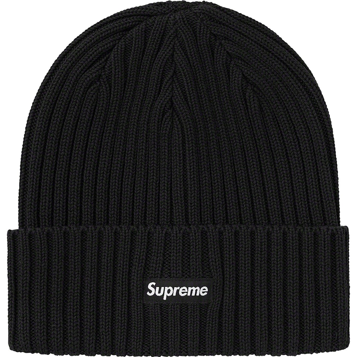 Supreme Overdyed Beanie (SS21) - Black - $38