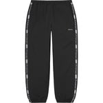 Supreme Reflective Zip Track Pant (SS21) - Black