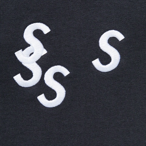 Supreme Embroidered S Sweatshort - Navy
