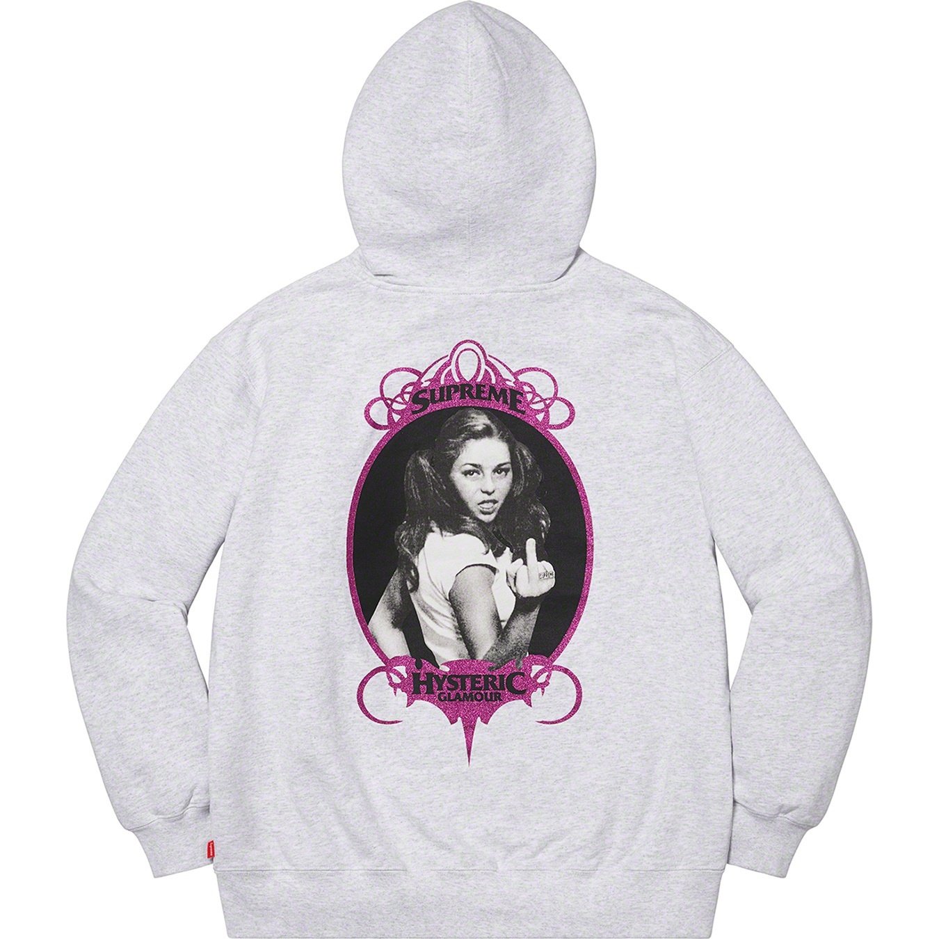 Supreme Supreme HYSTERIC GLAMOUR Zip Up Hooded Sweatshirt (SS21) - Ash Grey - $178