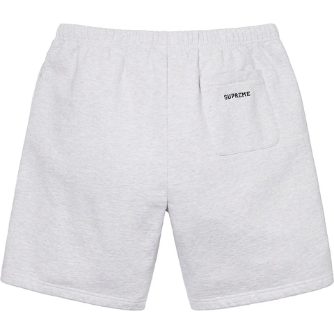 Supreme Embroidered S Sweatshort - Ash Grey