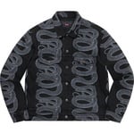 Supreme Supreme HYSTERIC GLAMOUR Snake Denim Trucker Jacket (SS21) - Black