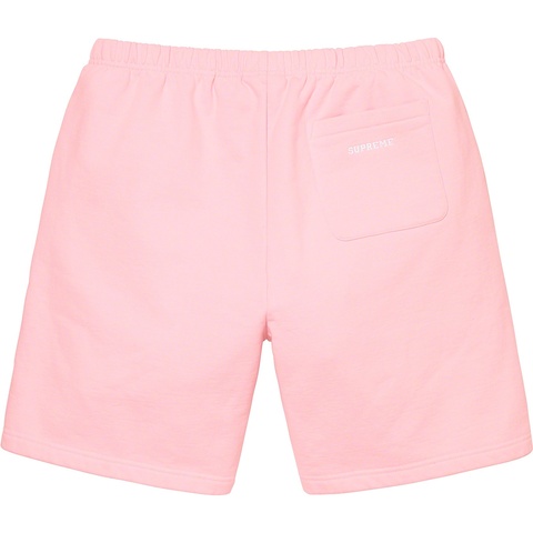 Supreme Embroidered S Sweatshort - Light Pink