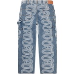 Supreme Supreme HYSTERIC GLAMOUR Snake Double Knee Denim Painter Pant (SS21) - Blue