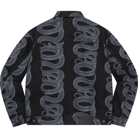 Supreme Supreme®/HYSTERIC GLAMOUR Snake Denim Trucker Jacket - Black