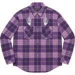 Supreme Supreme HYSTERIC GLAMOUR Plaid Flannel Shirt (SS21) - Purple