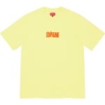 Supreme Splatter S S Top (SS21) - Pale Yellow