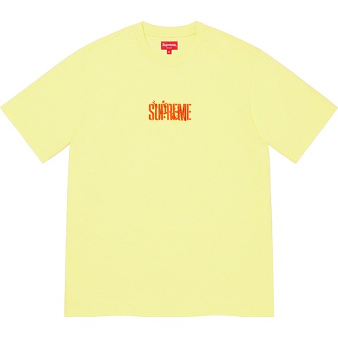 Supreme Splatter S/S Top - Pale Yellow