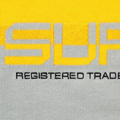 Supreme Split Logo Pullover - Yellow