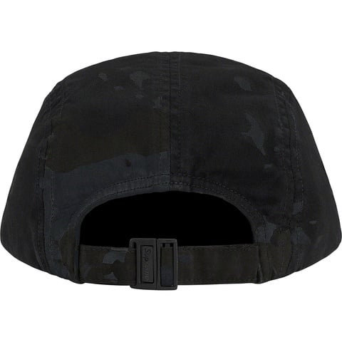 Supreme Overdyed Camo Camp Cap - Black