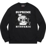 Supreme Supreme HYSTERIC GLAMOUR Crewneck (SS21) - Black