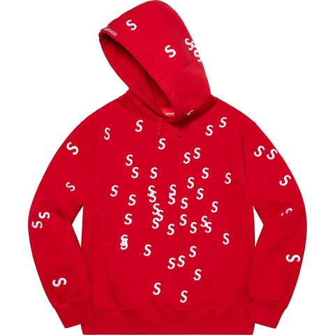 Embroidered S Hooded Sweatshirt - Supreme