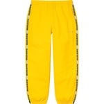 Supreme Reflective Zip Track Pant (SS21) - Yellow