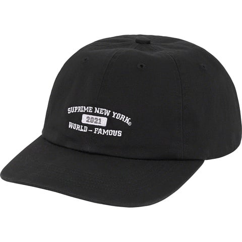Supreme World Famous 6-Panel - Black