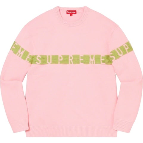 Supreme Inside Out Logo Sweater - Pink