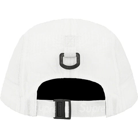 Supreme Mesh Seersucker Camp Cap - White