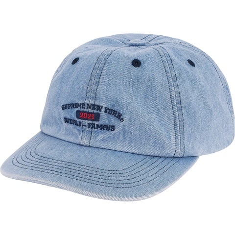 Supreme World Famous 6-Panel - Denim