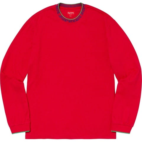 Old English Collar Logo L/S Top - Supreme