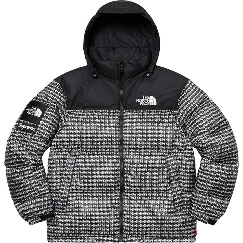 服/ファッション Supreme The North Face Studded Nuptse Supreme x The North Face Studded Nuptse Jacket 'Black White' SUP