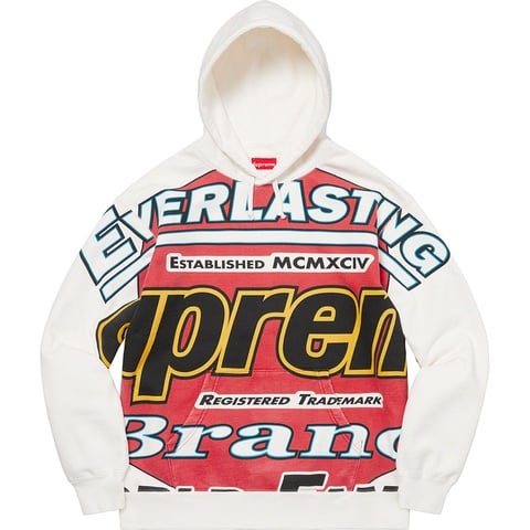 Supreme Everlasting Hooded Sweatshirt - White