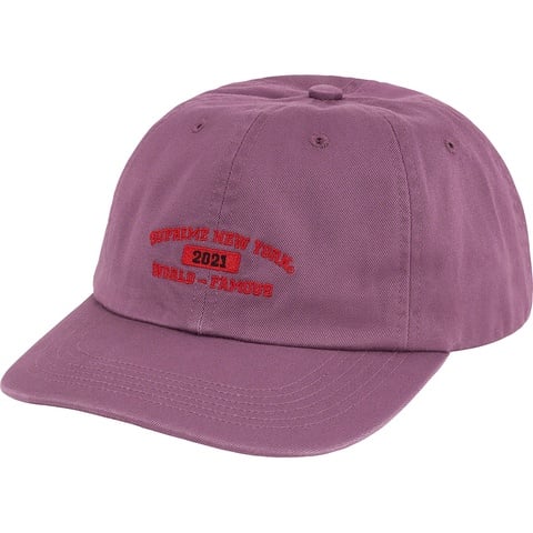 Supreme World Famous 6-Panel - Dusty Purple
