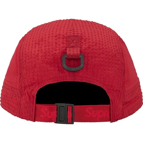 Supreme Mesh Seersucker Camp Cap - Red