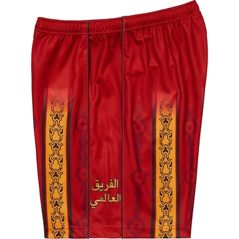 Supreme Arabic Logo Soccer Short - Red