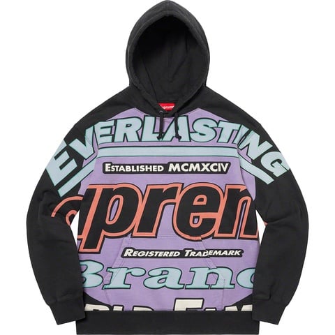 Supreme Everlasting Hooded Sweatshirt - Black