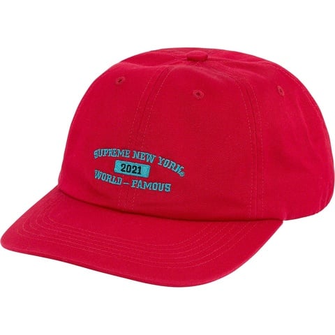 Supreme World Famous 6-Panel - Red