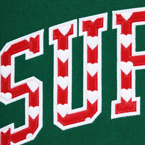 Supreme Hearts Arc Hooded Sweatshirt - Dark Green
